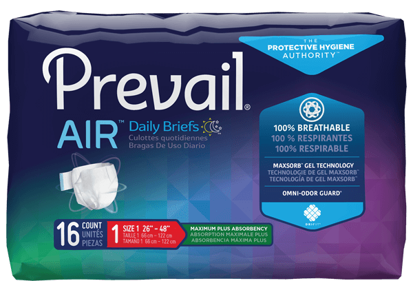 Prevail Air Stretchable Incontinence Briefs