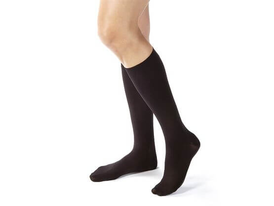 Jobst Opaque SoftFit Compression Stockings. Photo of the compression stockings.