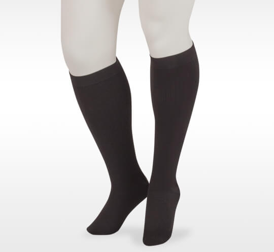 Juzo Men's Dynamic Cotton Compression Socks. Photo of the compression socks.