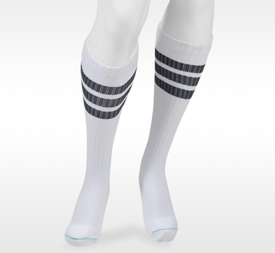 Juzo Power Comfort Compression Socks. Photo of the compression socks.