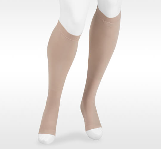 Juzo Ulcer Pro Compression Dual Layer Stocking. Photo of the compression stockings.