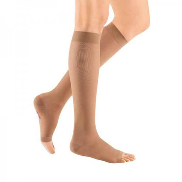 Mediven Sheer & Soft Compression Stockings Knee High. Photo of the compression stockings.