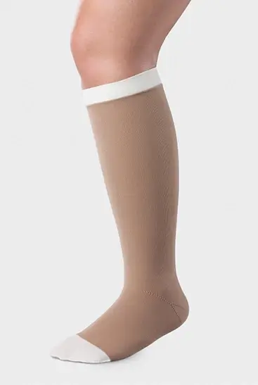 Juzo Ulcer Pro Compression Stockings Knee. Photograph of the compression garment.