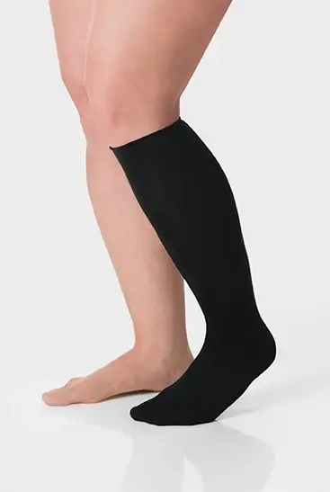 Juzo Wrap Liner Sock. Photograph of the compression garment.