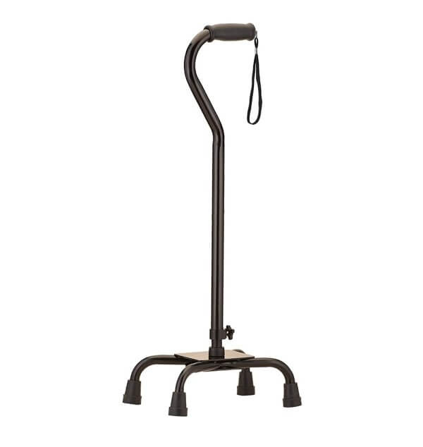 Nova Bariatric Quad Cane. Photo of the quad cane.
