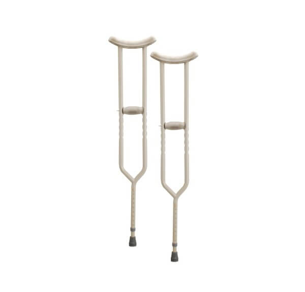 Nova Heavy Duty Crutches. Photo of the crutches.