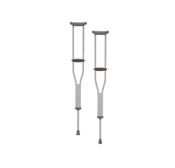 Nova Quick Adjust Crutches. Photo of the crutches.